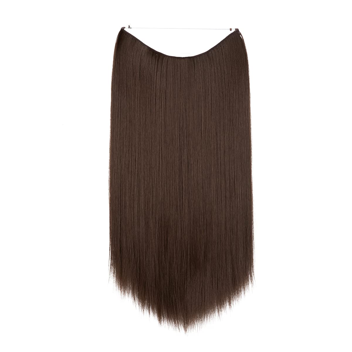 Medium Brown Straight Halo