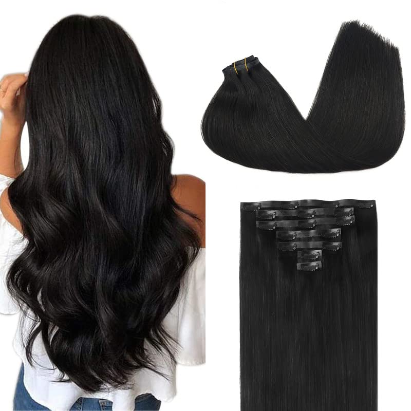Natural Black Clip-In Hair Extensions