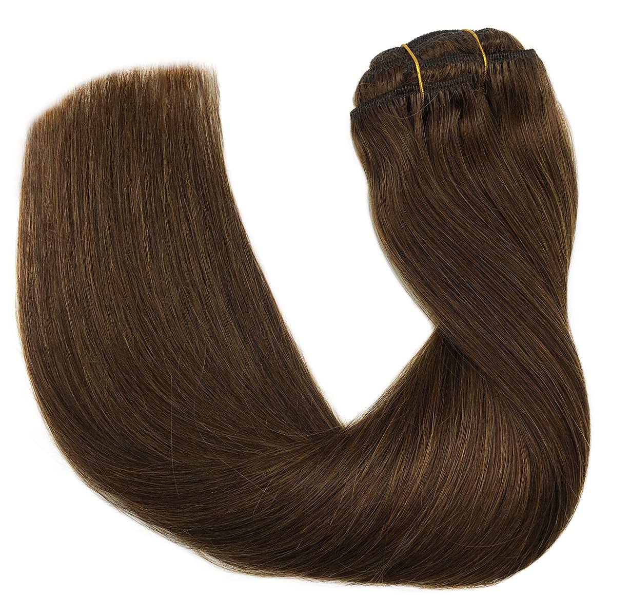 Chocolate Brown Clip-In Hair Extensions