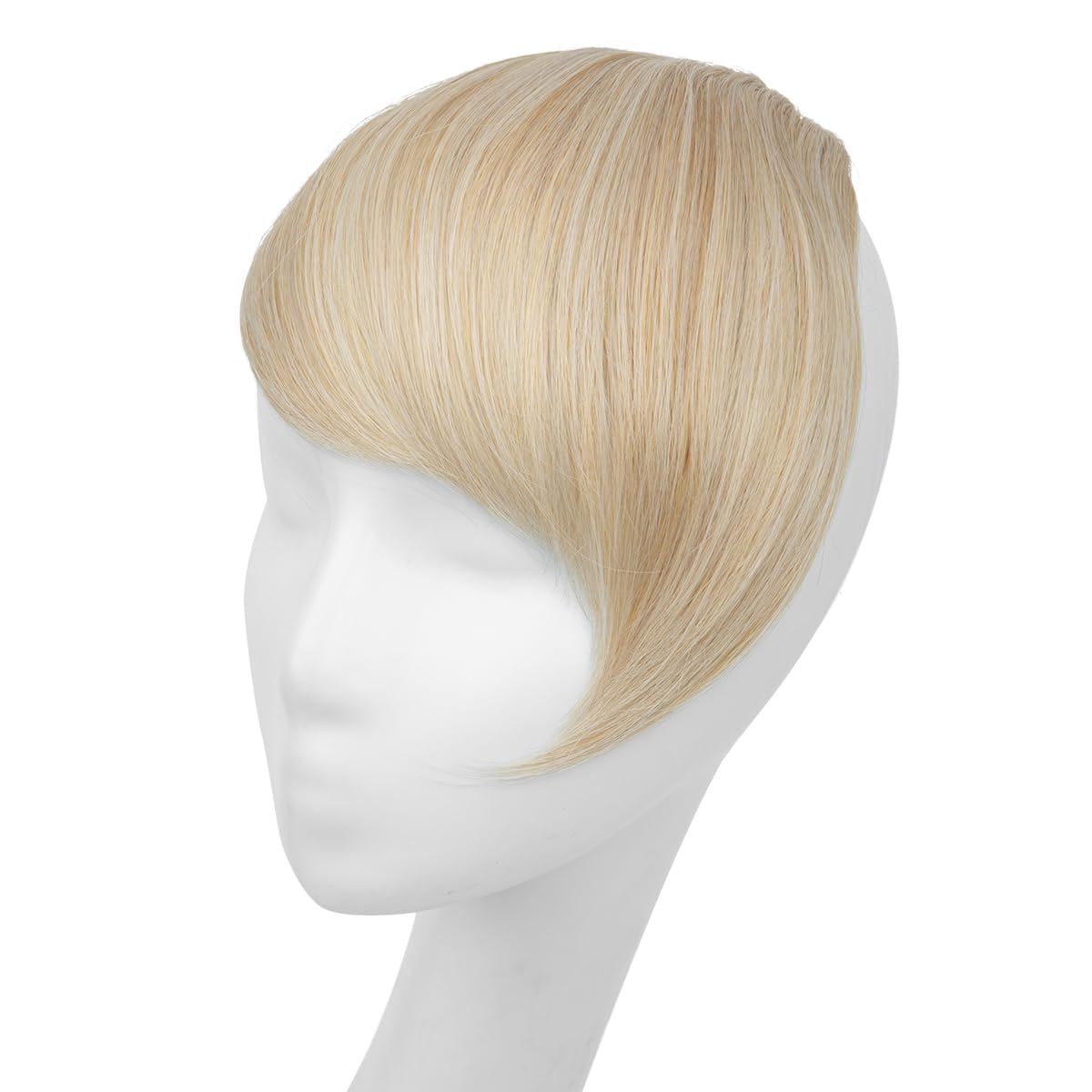 Light Champagne Clip-in Bangs