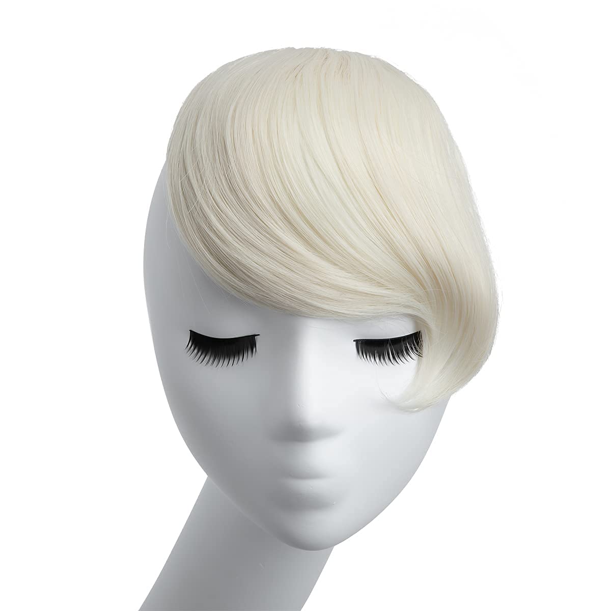 Platinum Blonde Clip-in Bangs