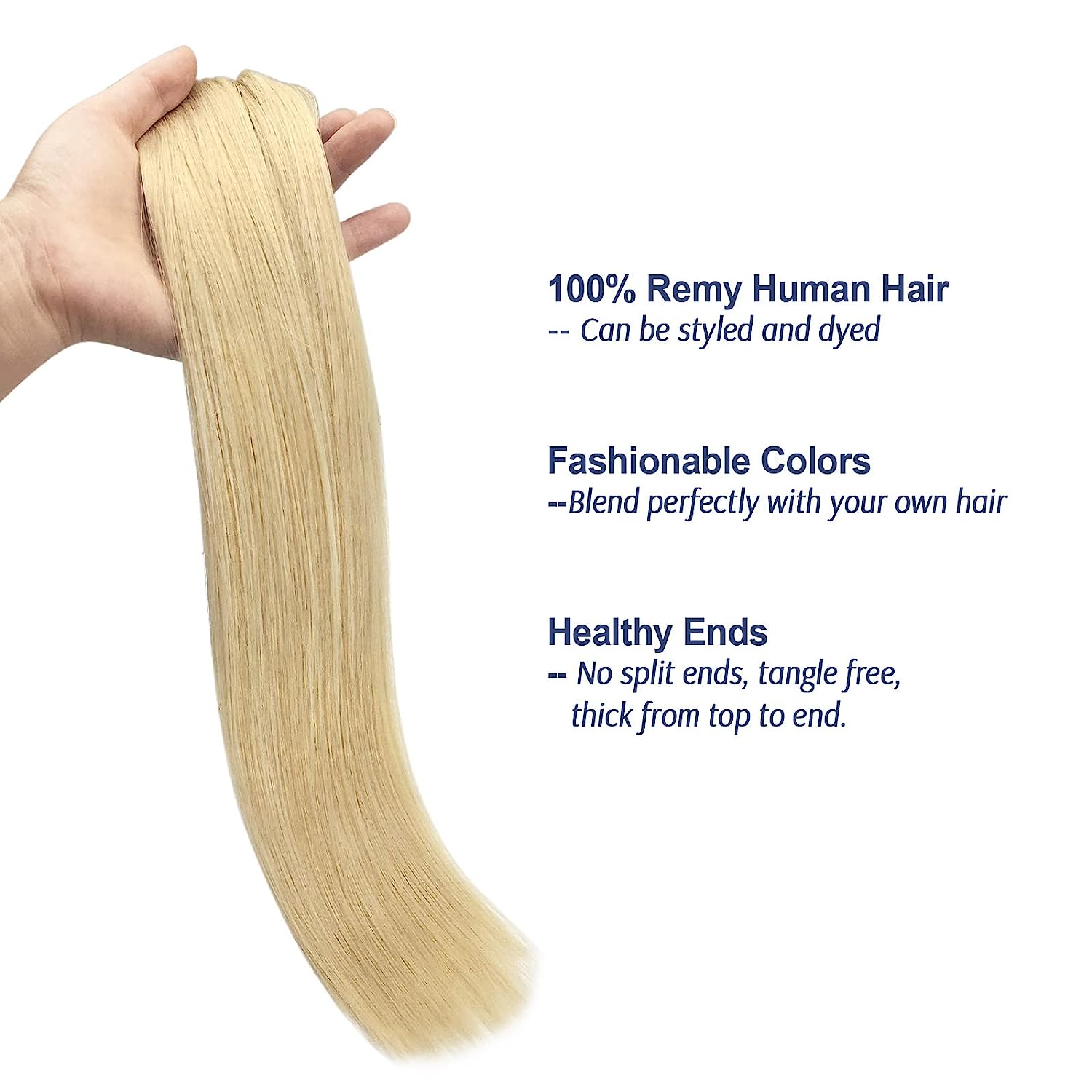 Beach Blonde Clip-In Hair Extensions