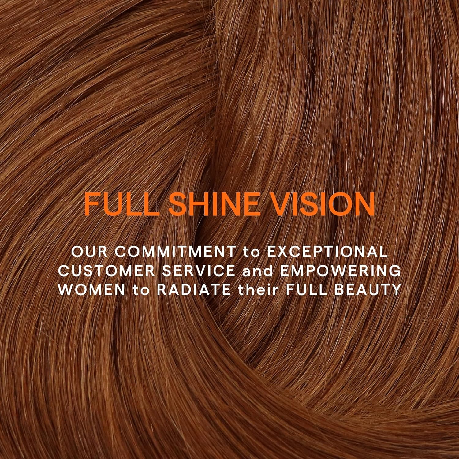 Light Auburn Clip-In Hair Extensions