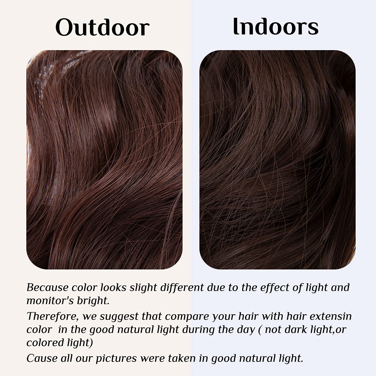 Dark Auburn Halo Hair Extensions