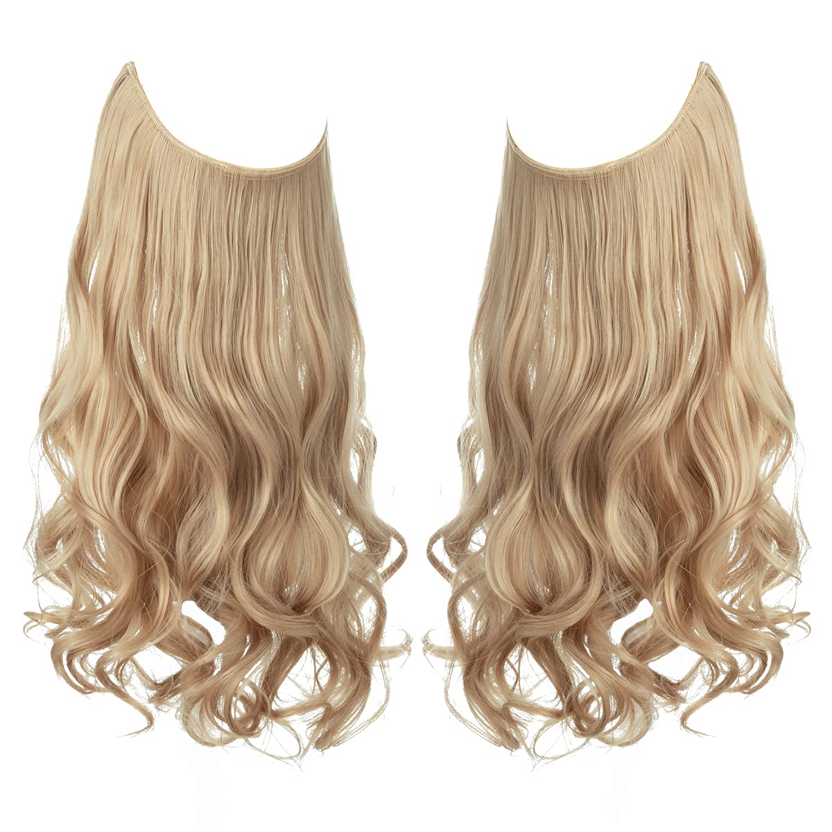 Sandy Blonde Halo Hair Extensions