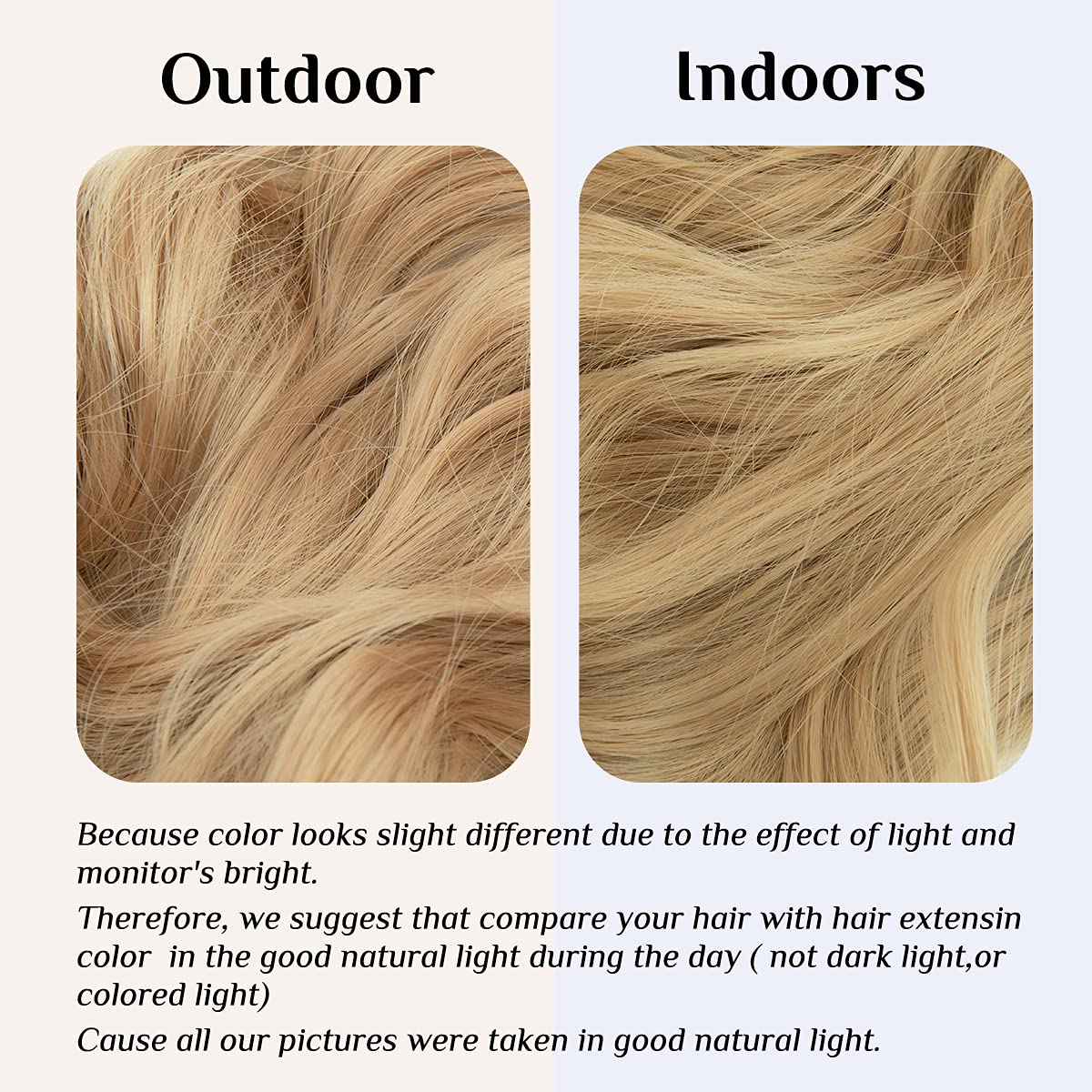 Sandy Blonde Halo Hair Extensions