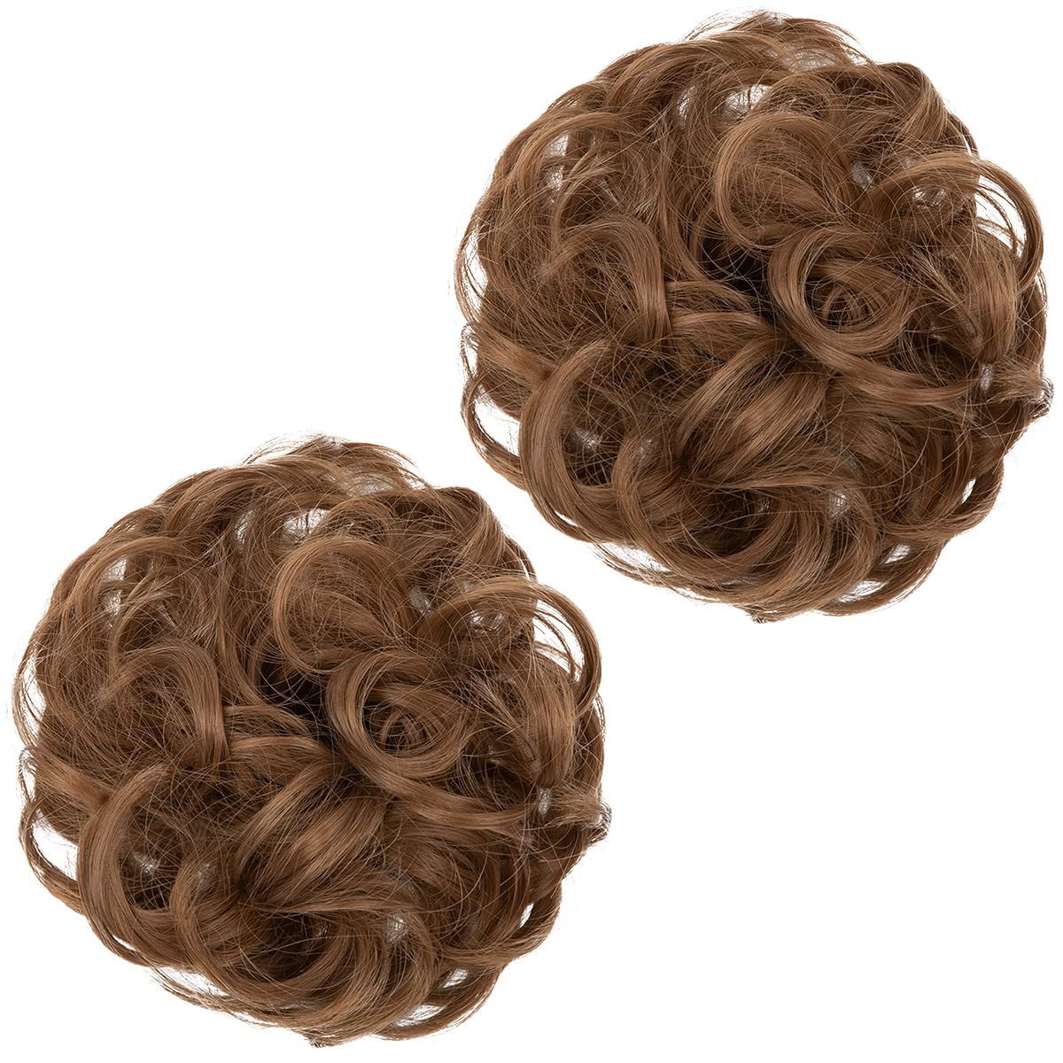 Light Golden Brown Hair Buns (2 Pieces)