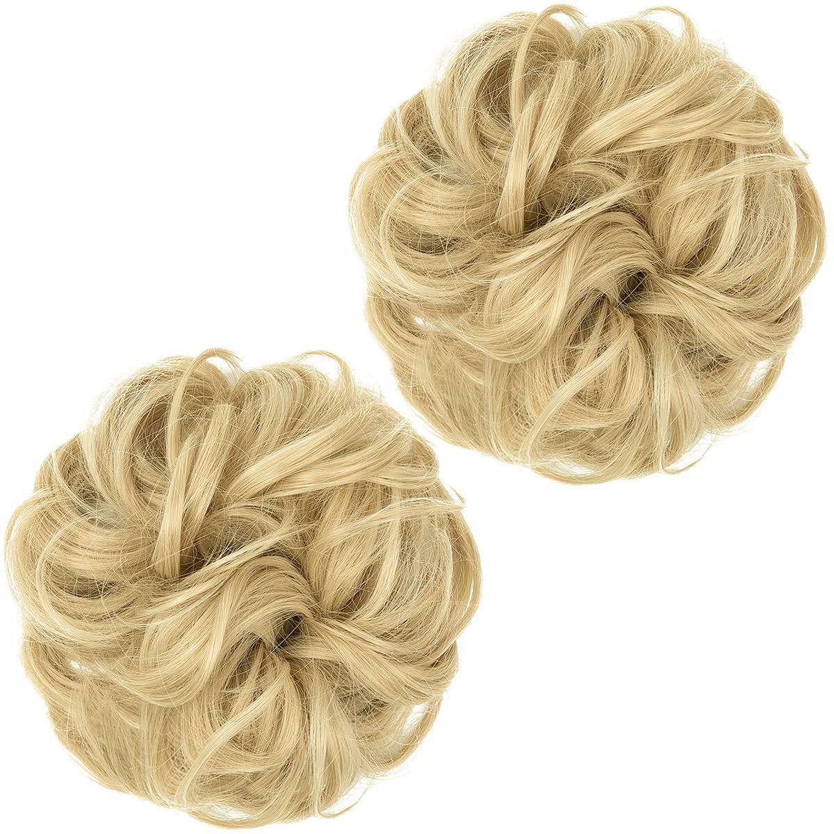 Natural Blonde Hair Buns (2 Pieces)