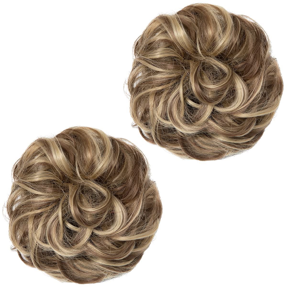 Beach Blonde Hair Buns (2 Pieces)