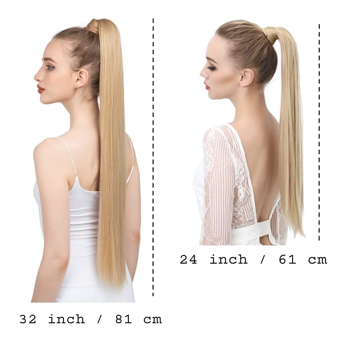 Dark Brown/Golden Ponytail Hair Extension