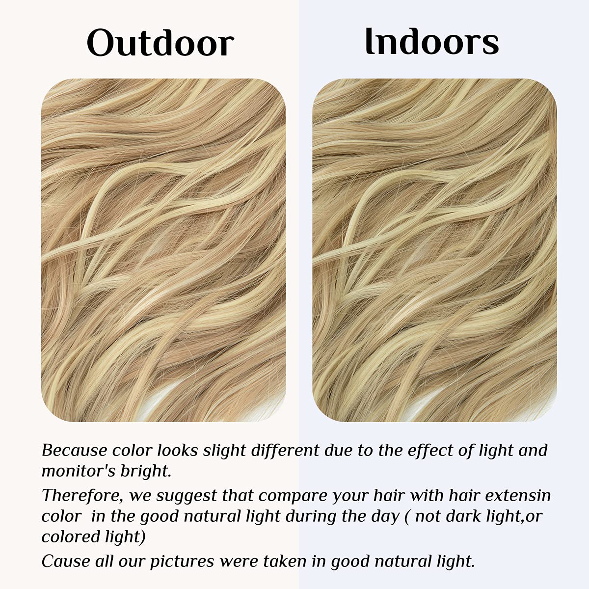 Dark Blonde Halo Hair Extensions