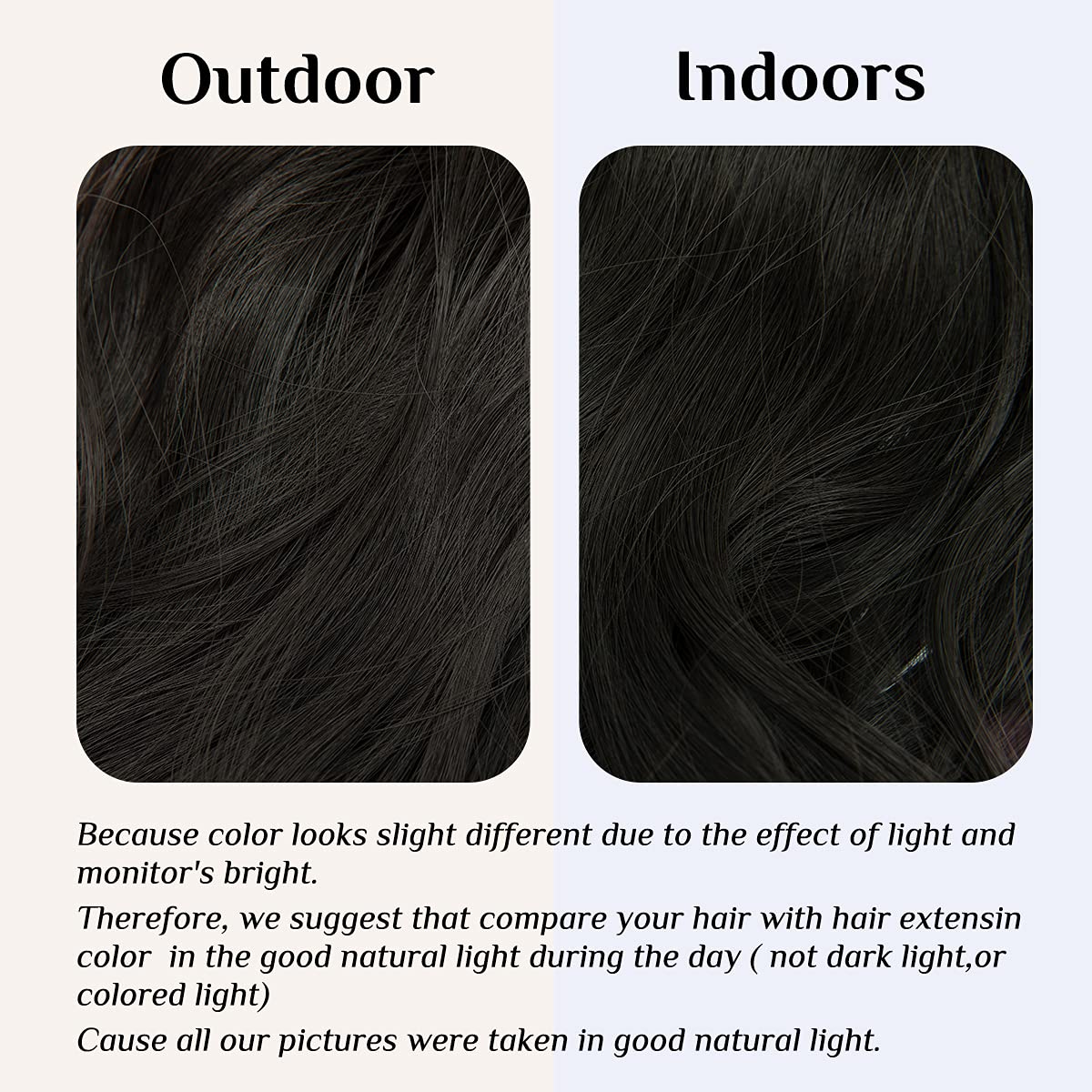 Jet Black Halo Hair Extensions