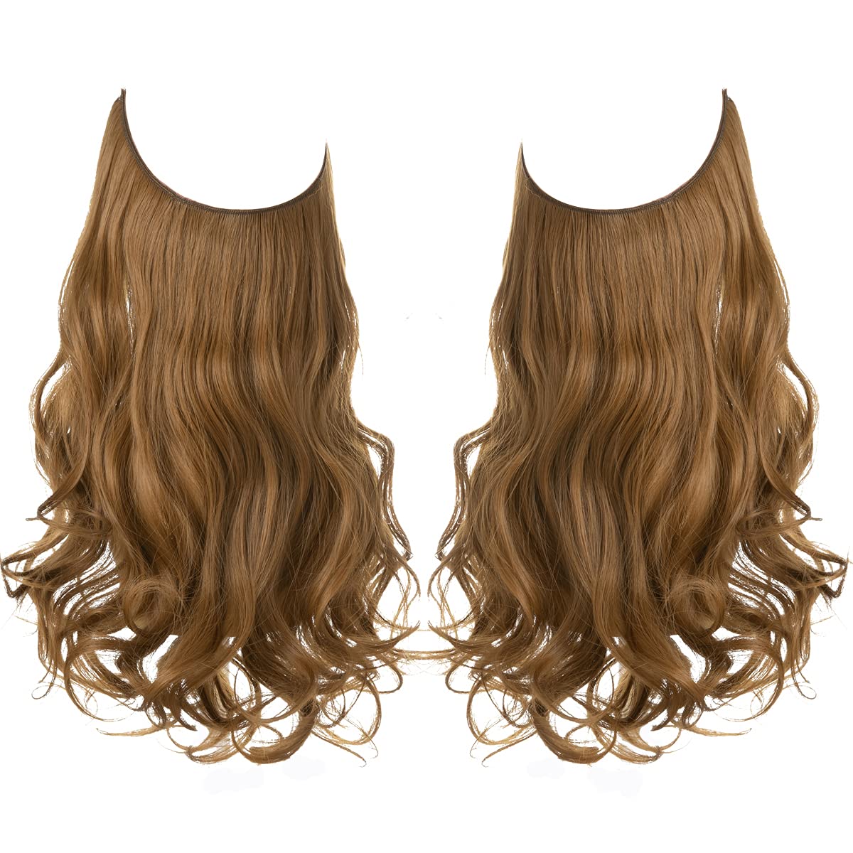 Golden Auburn Halo Hair Extensions