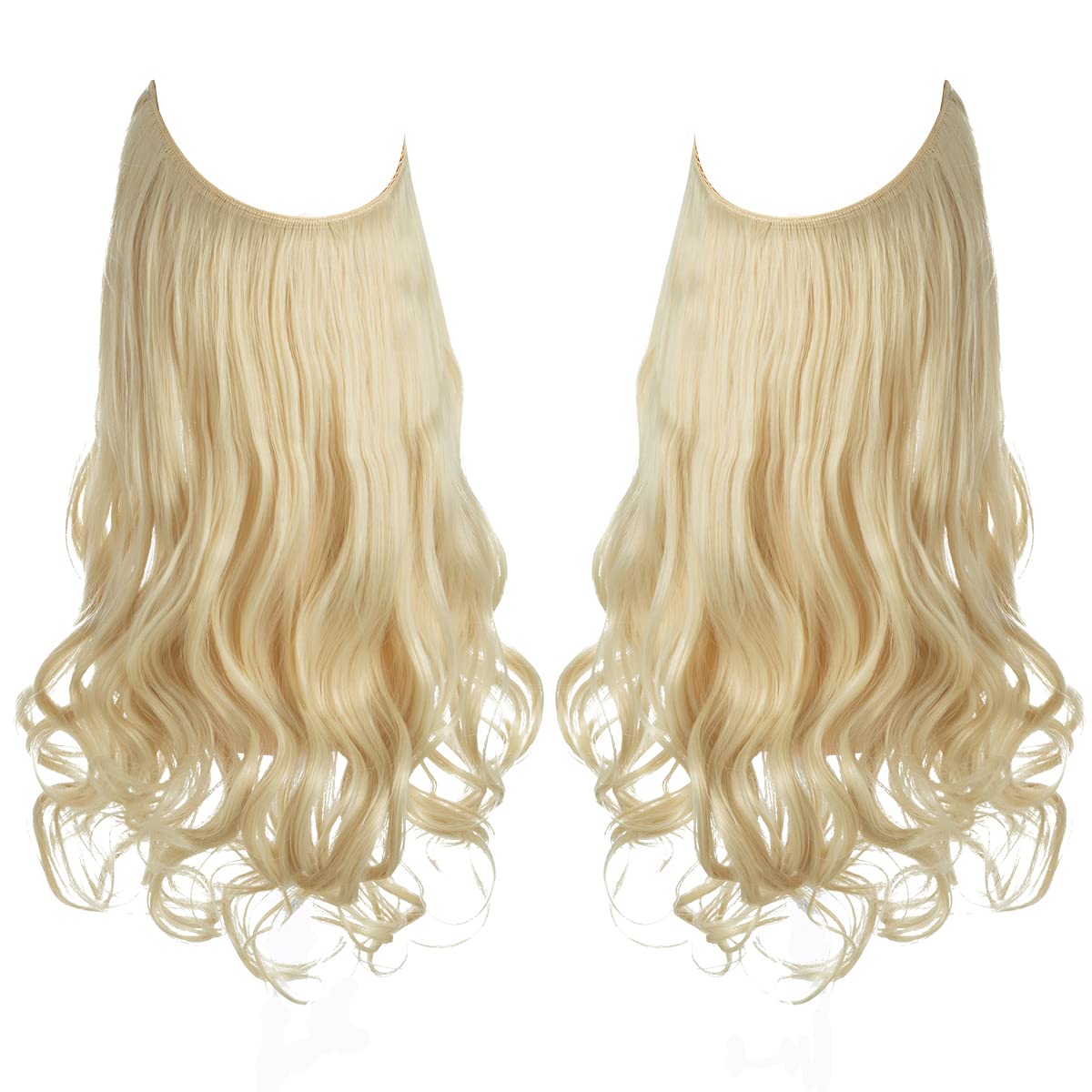 Beach Blonde Halo Hair Extensions