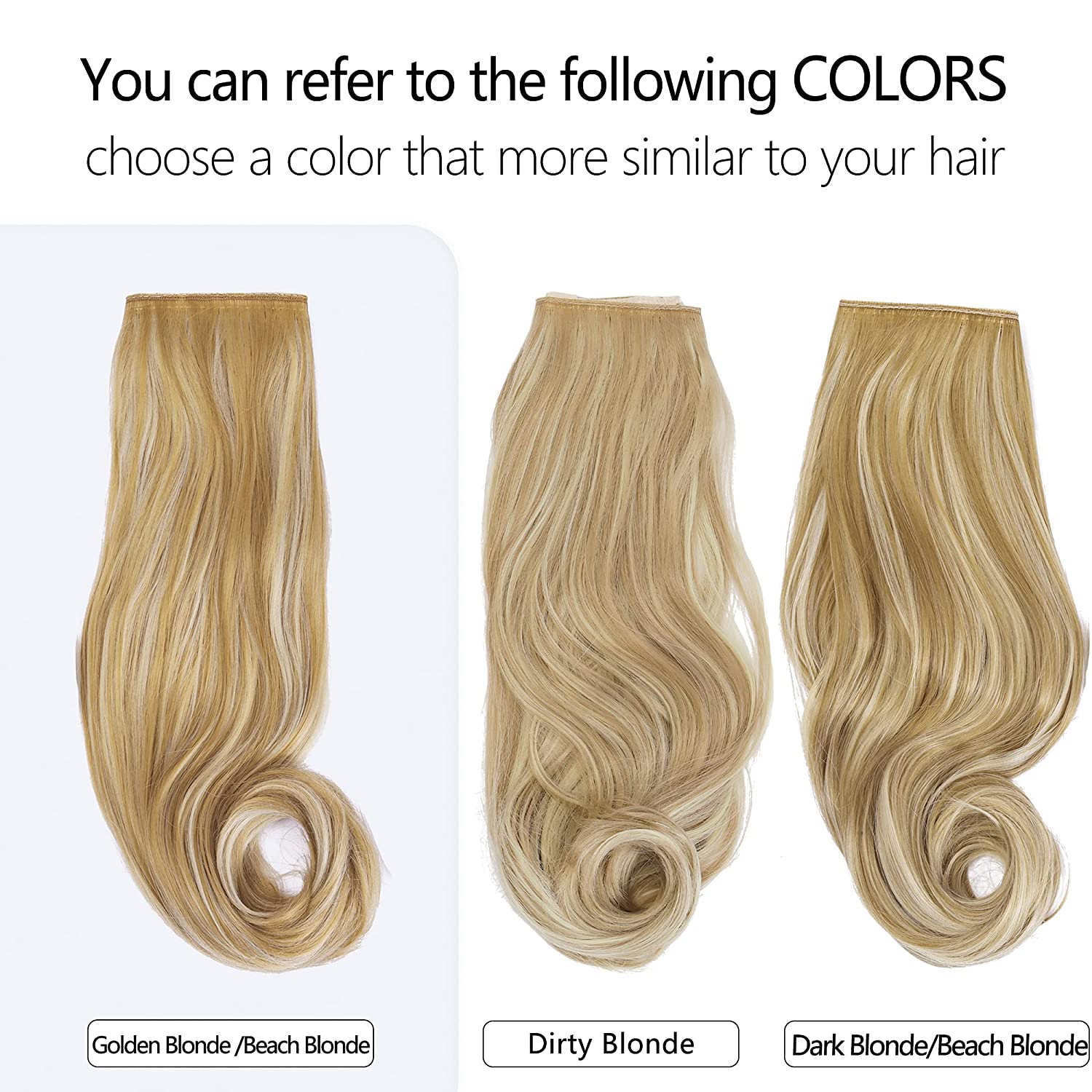Golden Blonde /Beach Blonde Halo Hair Extensions