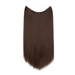 Medium Brown Straight Halo