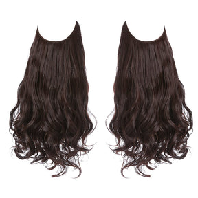 Chestnut Brown Halo Hair Extensions
