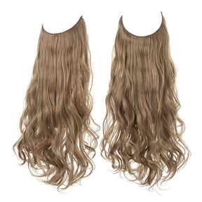 Brown Blonde Halo Hair Extensions
