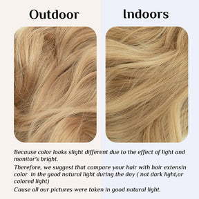 Sandy Blonde Halo Hair Extensions