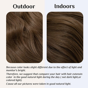 Medium Brown Halo Hair Extensions