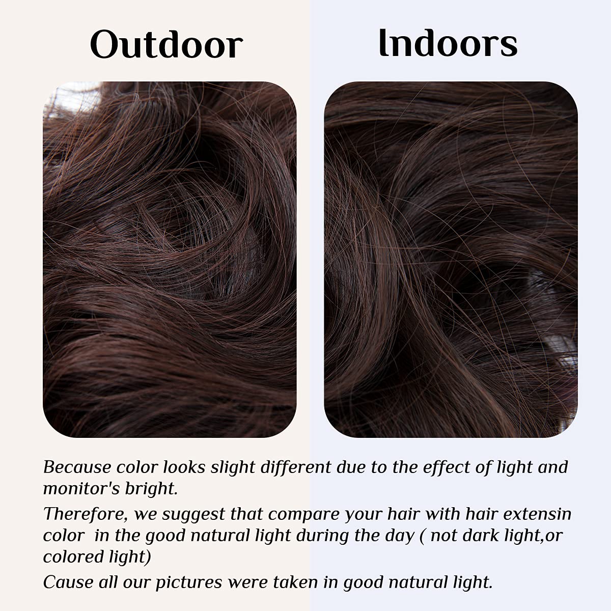 Chestnut Brown Halo Hair Extensions