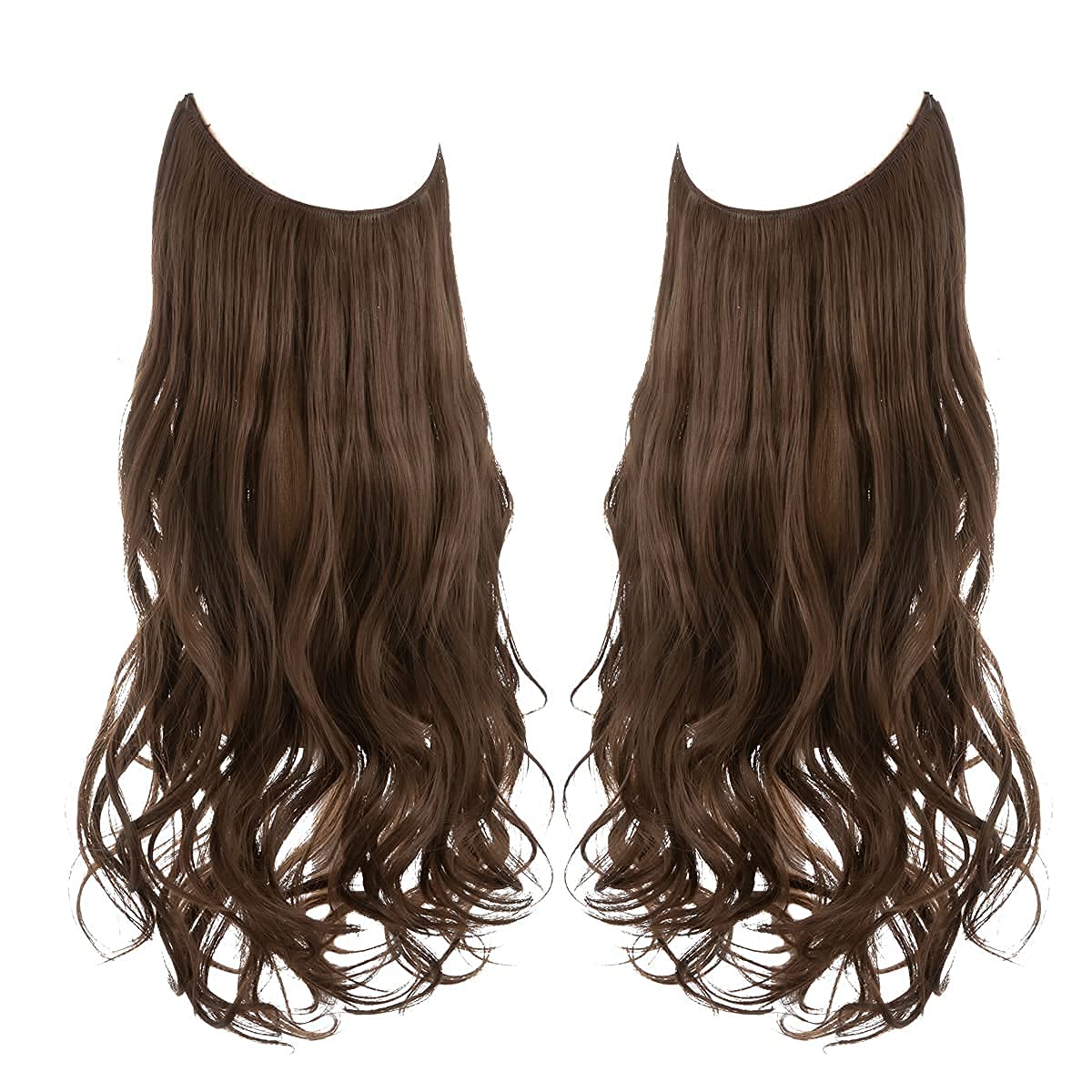 Medium Brown Halo Hair Extensions