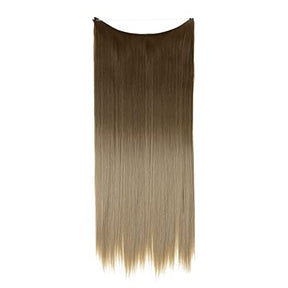Brown to Ash Blonde Halo® Straight