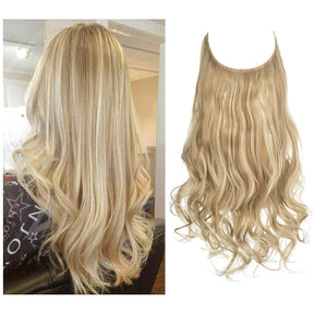 Dirty Blonde Halo Hair Extensions