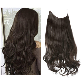 Dark Brown Halo® Hair extensions