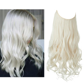Platinum Blonde Halo® Hair extensions
