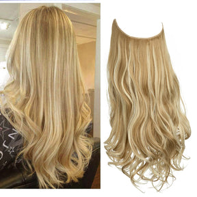 Dark Blonde/Beach Blonde Halo® Hair extensions