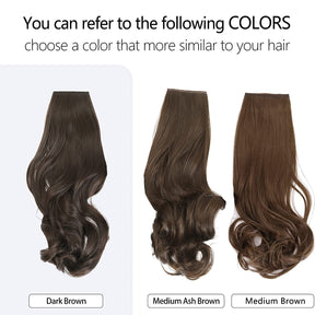 Dark Brown Halo® Hair extensions